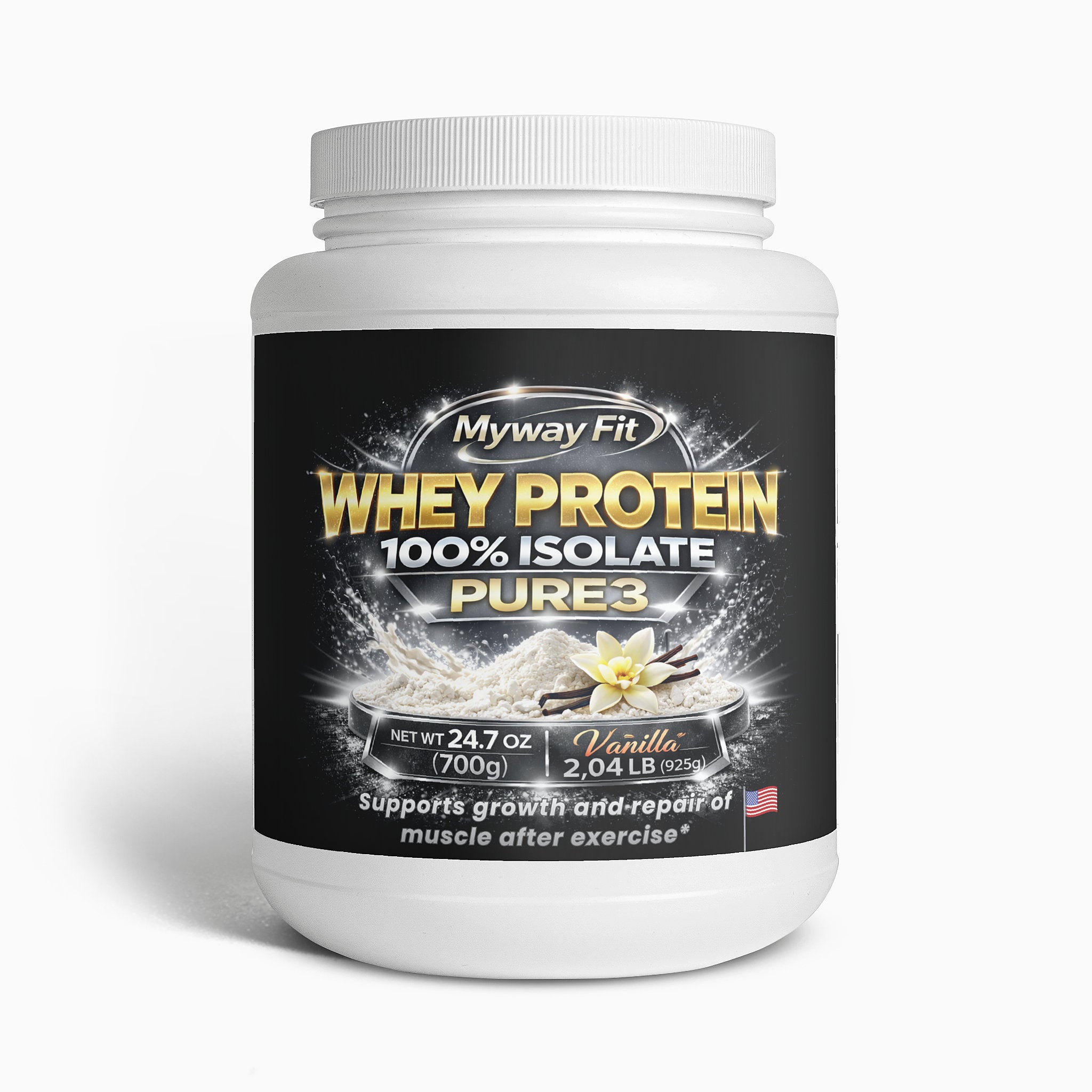 Whey Protein Isolate (Vanilla) Pure3 100%