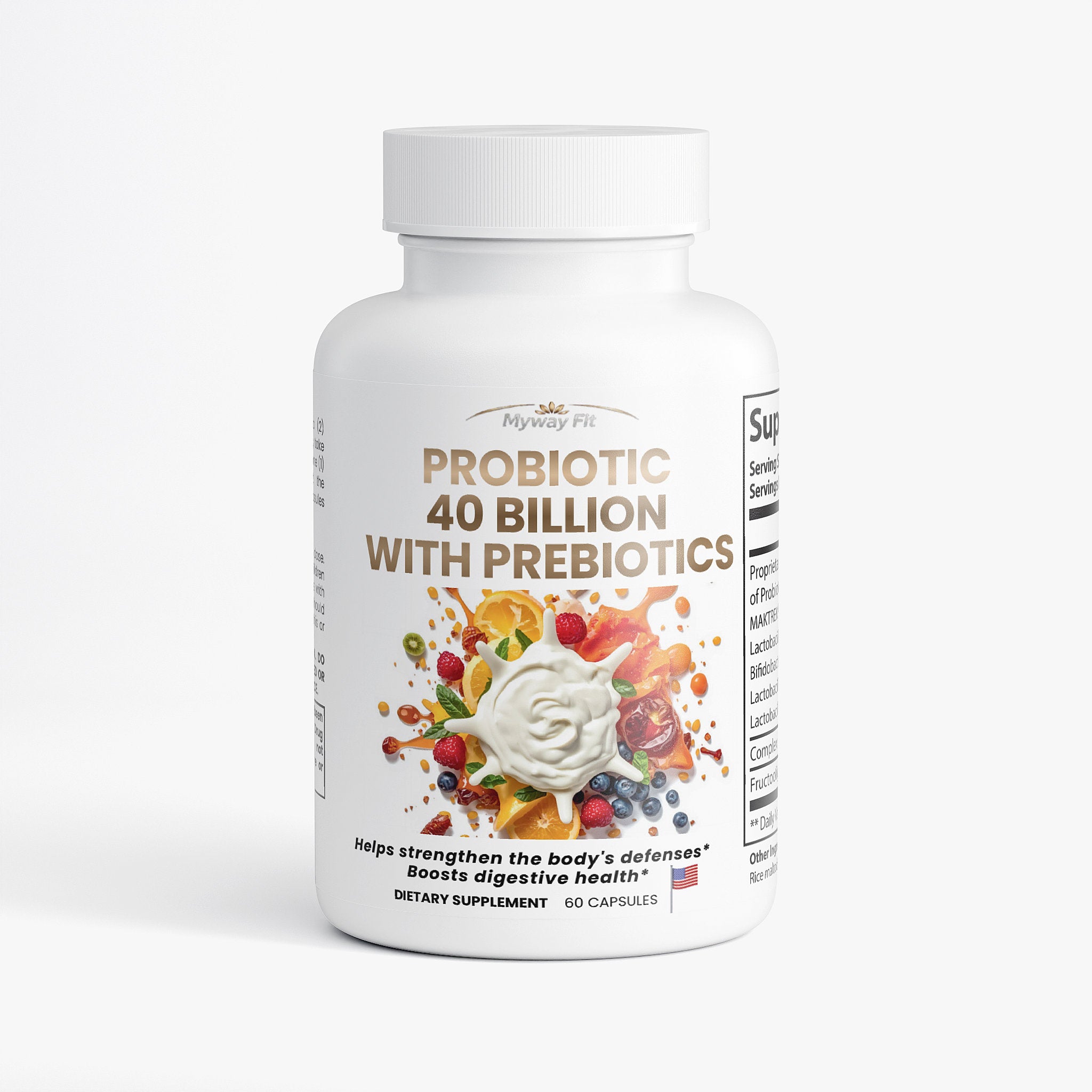 Probiotic 40 Billion with Prebiotics