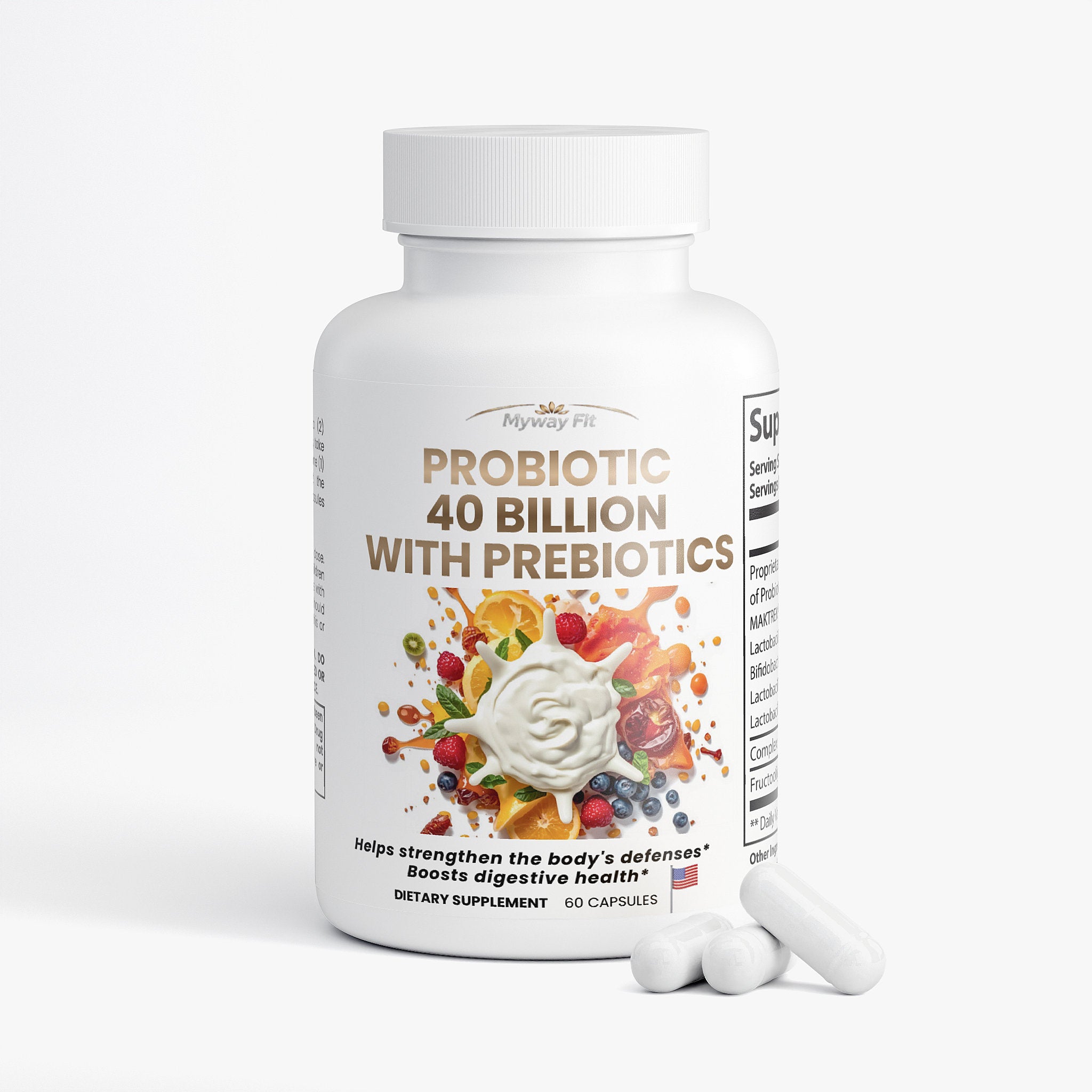 Probiotic 40 Billion with Prebiotics