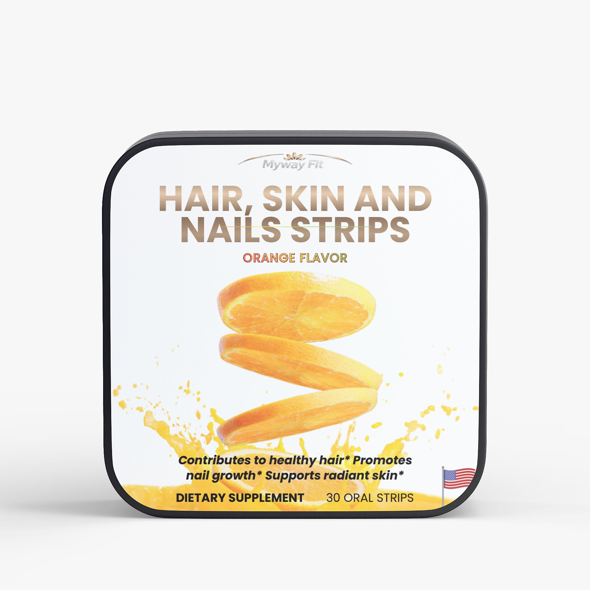 Hair, Skin & Nails Strips — Oral Strips for Daily Beauty