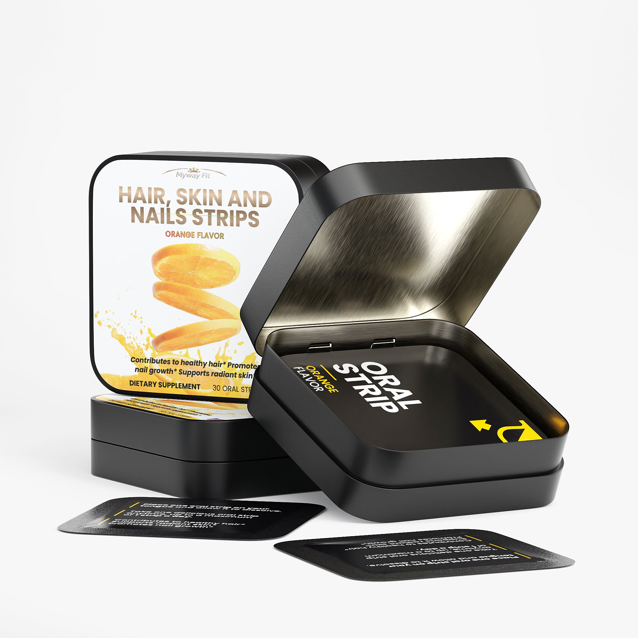 Hair, Skin & Nails Strips — Oral Strips for Daily Beauty