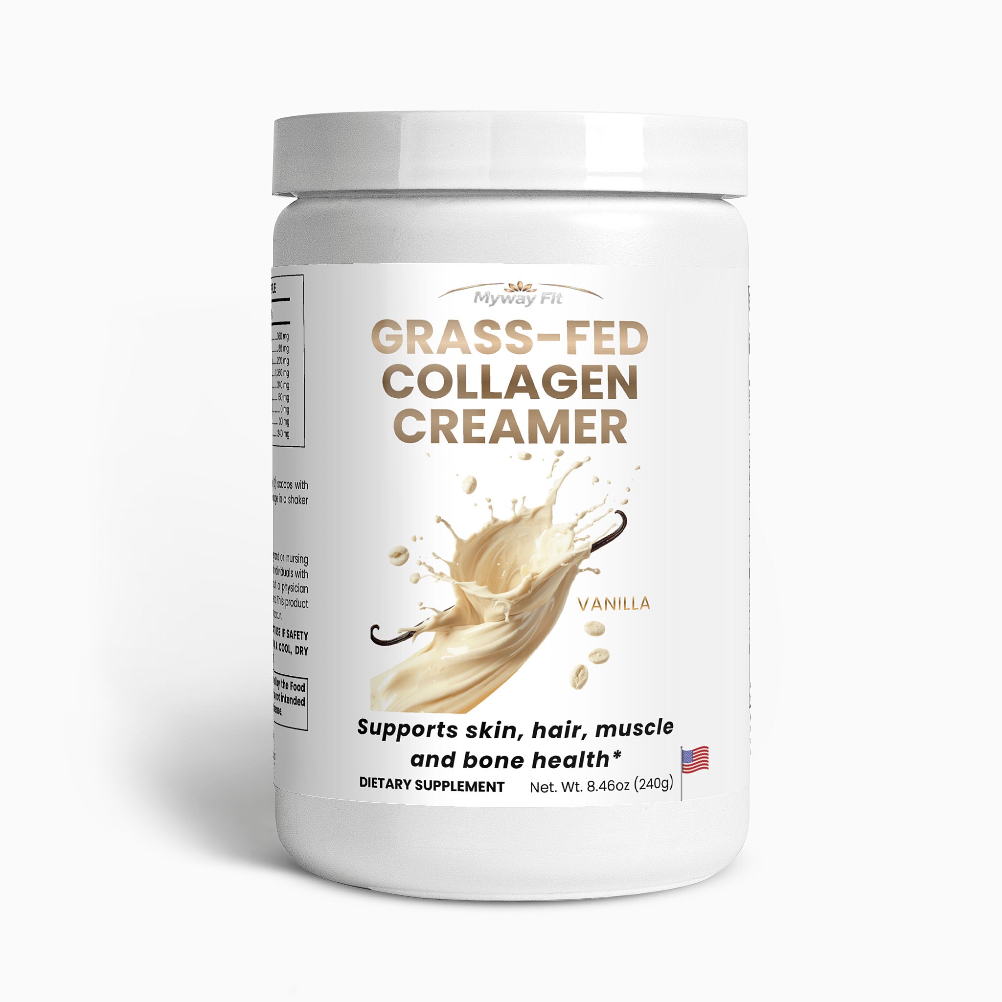 Grass-Fed Collagen Creamer (Vanilla)