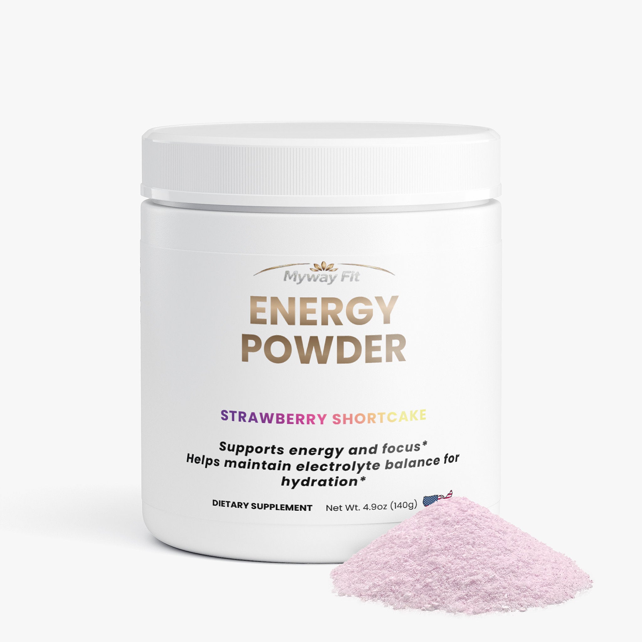 Energy Powder (Strawberry Shortcake)