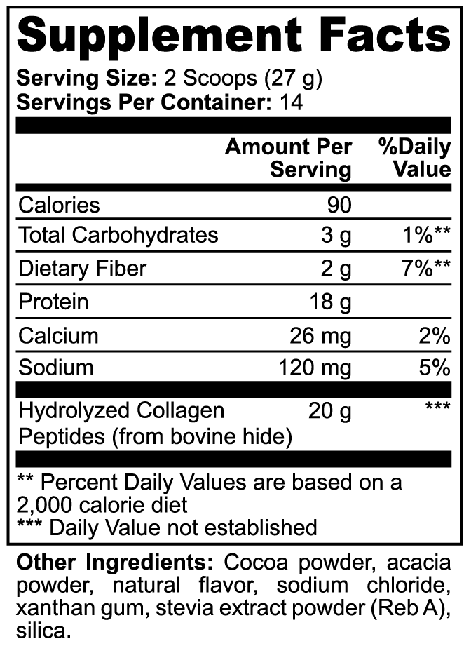 Collagen Peptides Double Pack (Chocolate)