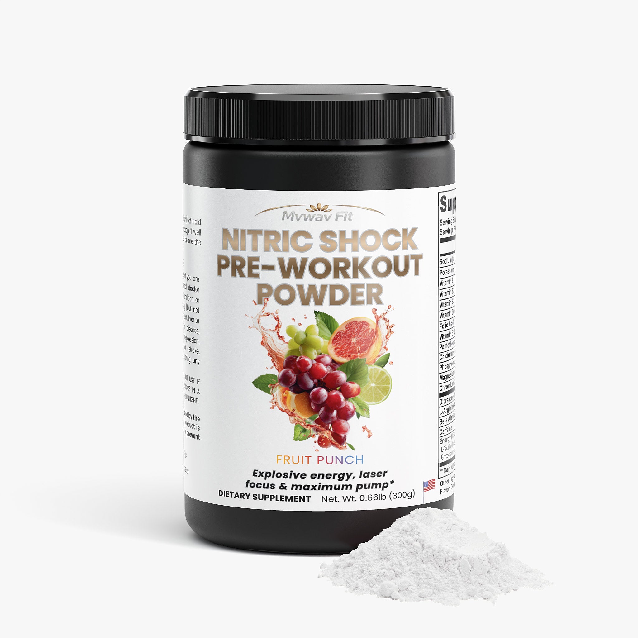 Pre-Workout Nitric Shock — Explosive Energy & Pump