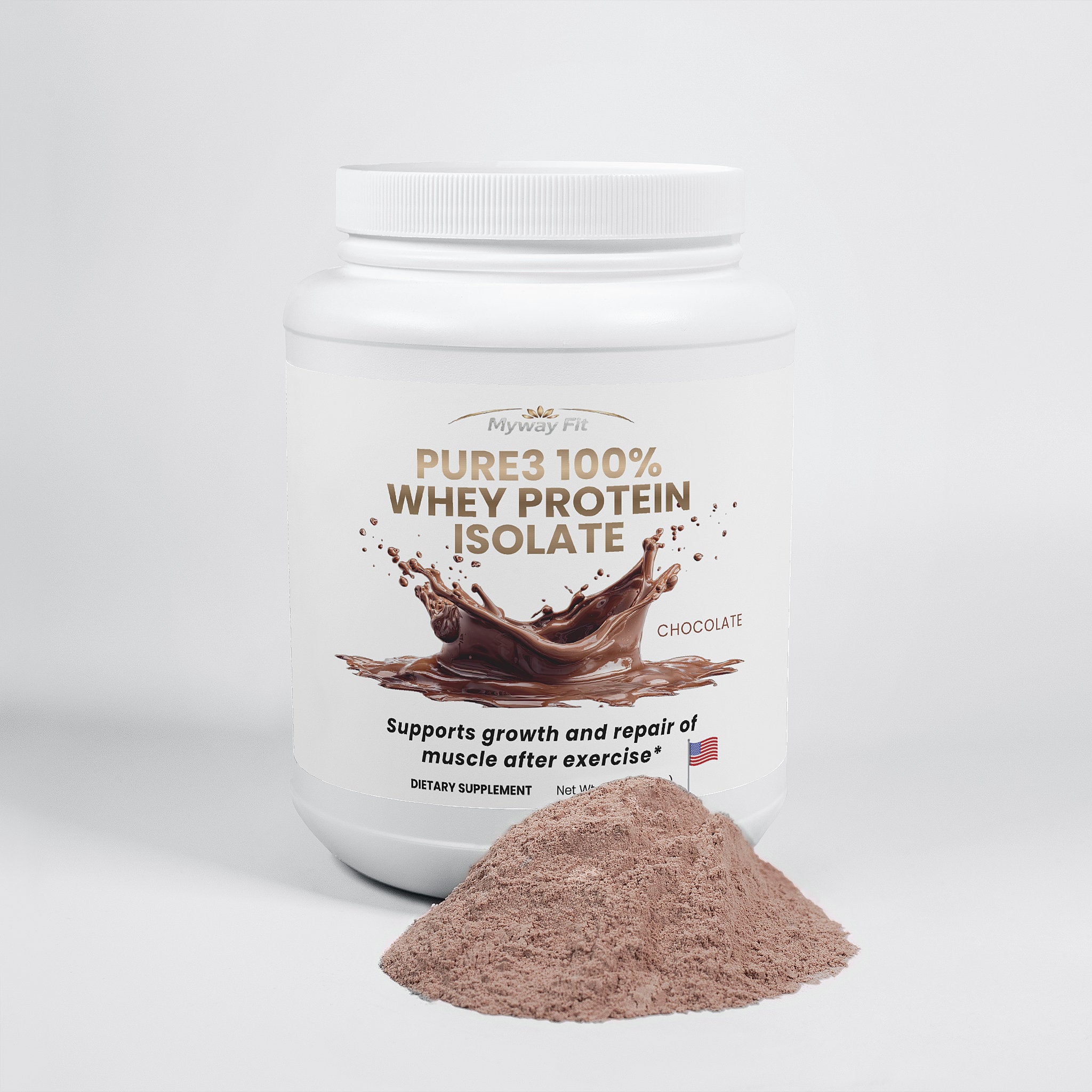 Whey Protein Isolate — 100% Pure Muscle Fuel