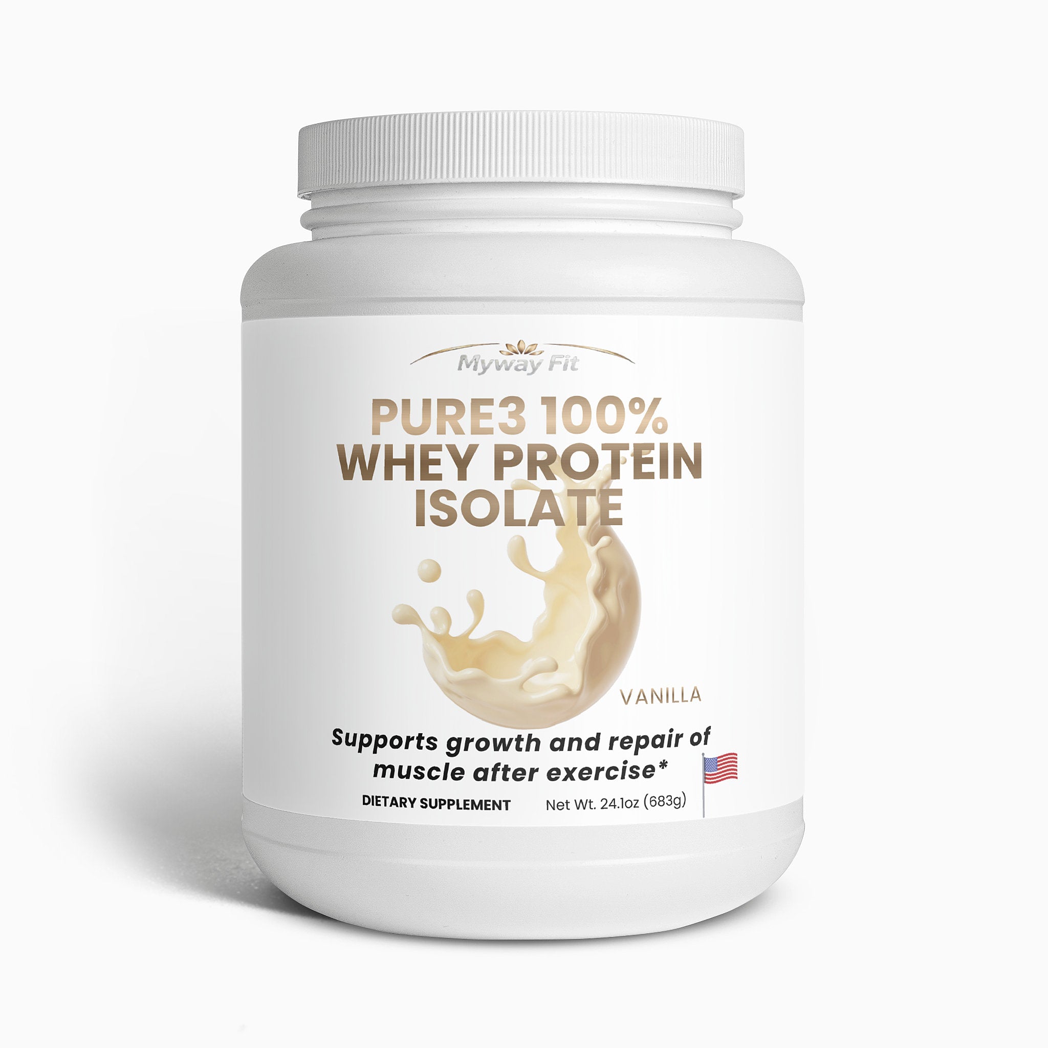 Whey Protein Isolate (Vanilla) Pure3 100%